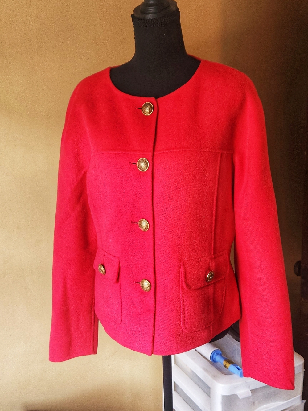 St. John Red Women's Blazer